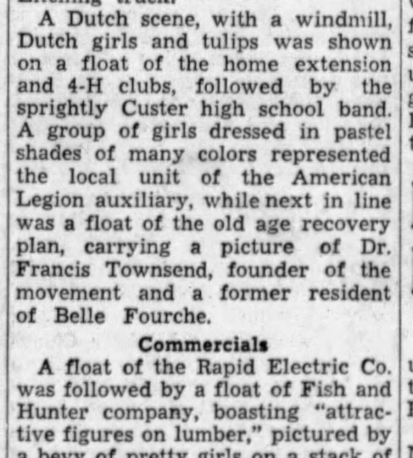 Clipping from Rapid City Journal